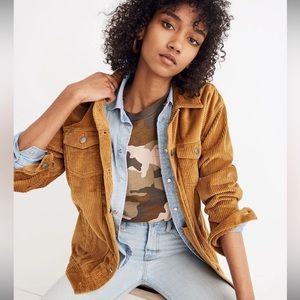 MADEWELL Mustard Corduroy Jacket